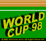 World Cup 98 Title Screen
